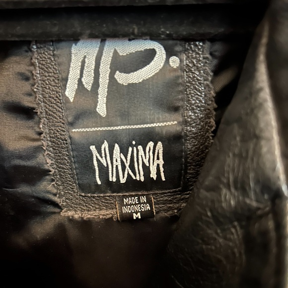 Leather Motorcycle Jacket - Picture 4 of 5